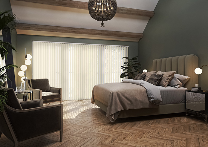 Subtle Grain, Vanilla - Vertical Blind - Image 7